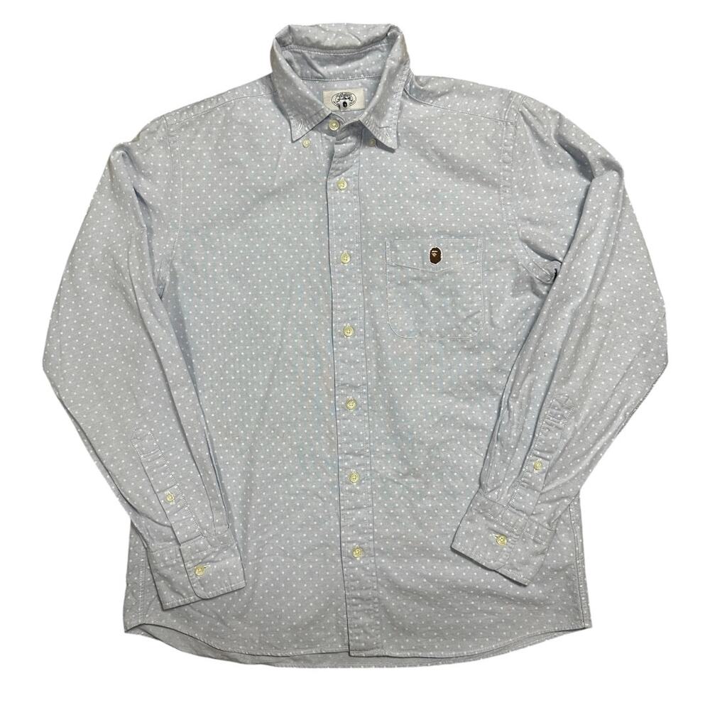 L Bape One Point Oxford Shirt